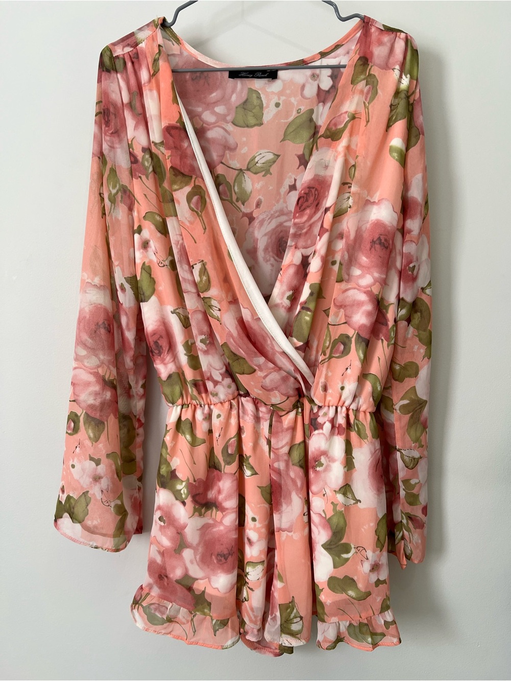 Honey Punch Floral Romper